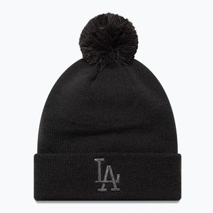 Berretto invernale New Era Metallic Bobble Los Angeles Dodger nero da donna