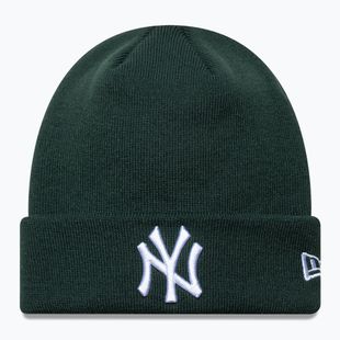 Berretto invernale New Era League Essential New York Yankees verde scuro/bianco