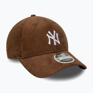 Cappello da baseball New Era Cord 9Forty Mcrown New York Yankees scuro auburn/scuro autunno