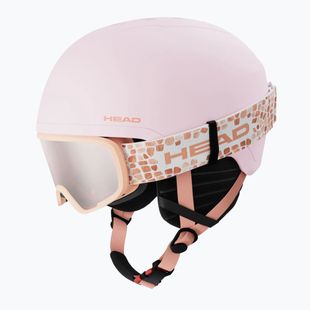 Casco da sci per bambini HEAD Yuki Set S2 Jr candy/red/peach