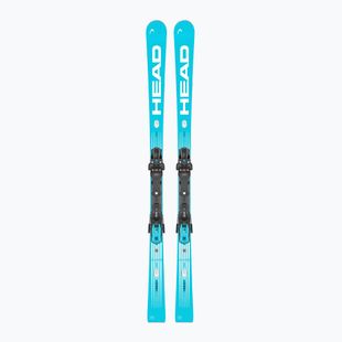 Sci alpini + attacchi HEAD WC Rebels e-SL Pro RP WCR 14 + Protector+ FF 14 GW blue/white