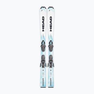 Sci alpini da bambino + attacchi HEAD Supershape JRS + Jrs 7.5 GW CA white/blue