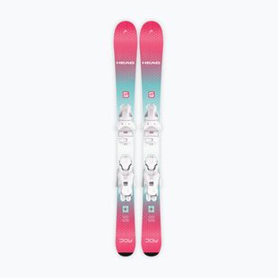 Sci alpini da bambino + attacchi HEAD Joy Easy JRS + Jrs 4.5 GW CA mint/pink