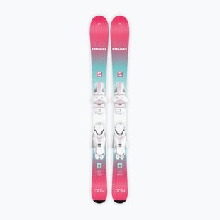 Sci alpini da bambino + attacchi HEAD Joy Easy JRS + Jrs 7.5 GW CA mint/pink