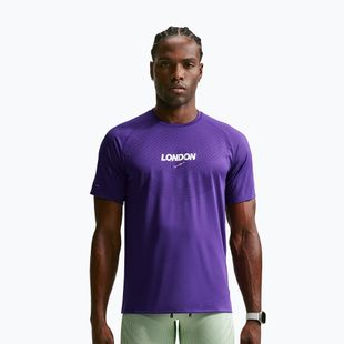 Maglietta da corsa da uomo Nike Stride Dri-Fit ADV court purple
