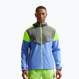 Giacca da corsa da uomo Nike Impossibly Light Windrunner royal pulse/smoke grey/volt ice