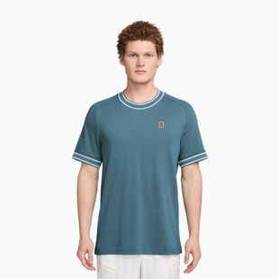 Maglietta da tennis da uomo Nike Court Heritage smokey blue