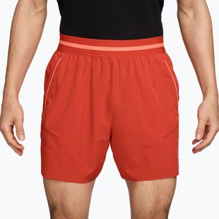 Pantaloncini da tennis da uomo Nike Court Dri-Fit Advantage 6" picante red/atomic pink/atomic pink