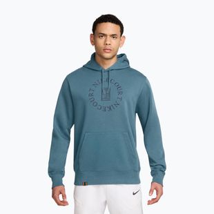 Felpa da uomo Nike Court Heritage smokey blue/new slate