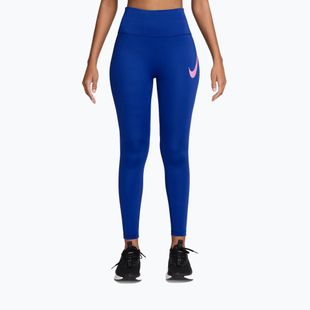 Leggings da donna Nike Tempo Swoosh Run old royal/pink rise