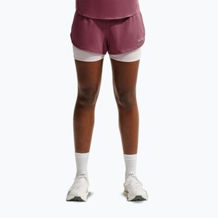 Pantaloncini da corsa da donna Nike Flow pink smoke