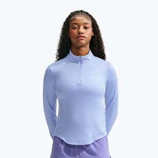 Felpa da corsa donna Nike Swift Dri-FIT UV 1/4-Zip aluminum