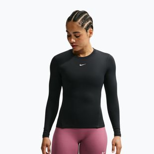 Longsleeve da allenamento da donna Nike One Fitted black/white