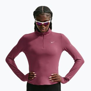 Felpa da corsa donna Nike Swift Dri-FIT UV 1/4-Zip pink smoke
