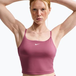 Maglia da allenamento donna Nike One pink smoke