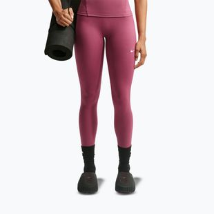 Leggings da donna Nike One pink smoke/white