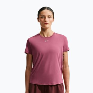 Maglia da allenamento donna Nike One Classic pink smoke/white