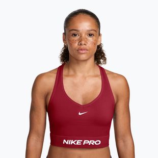 Top da allenamento Nike Pro Seamless tough red/white