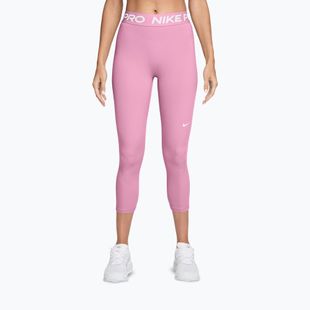 Leggings da donna Nike Pro pink rise/white