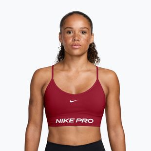 Reggiseno sportivo Nike Pro Seamless tough red/white