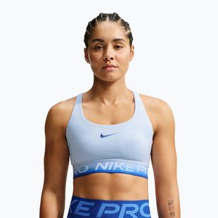 Reggiseno sportivo Nike Pro hydrogen blue/hydrogen blue/old royal