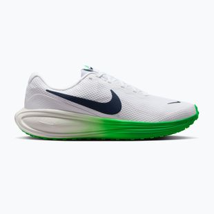 Scarpe da corsa uomo Nike Revolution 8 white/green spark/midnight navy