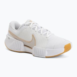 Scarpe da tennis donna Nike GP Challenge Pro white/summit white/linen/light orewood brown