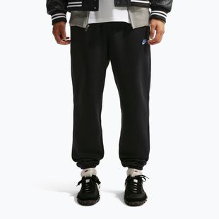 Pantaloni da uomo Nike Club Cuffed Brushed black/black/football blue