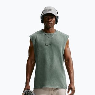 Maglia training da uomo Nike Sleeveless T-Shirt camo green/light army