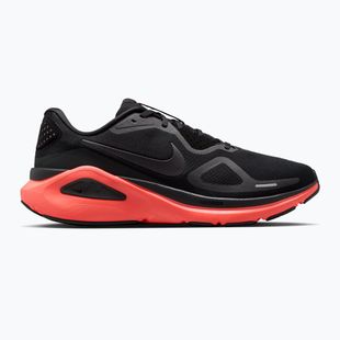 Scarpe da corsa uomo Nike Structure 26 black/bright crimson/metallic dark grey