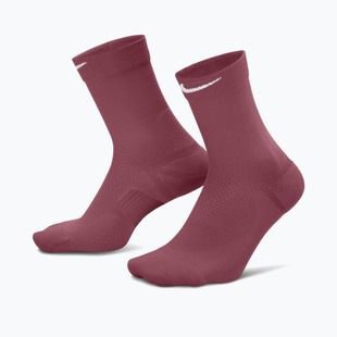Calze Nike Run Midweight Crew pink smoke/pink rise/white