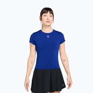 Maglietta da tennis da donna Nike Court Dri-Fit Advantage old royal/white