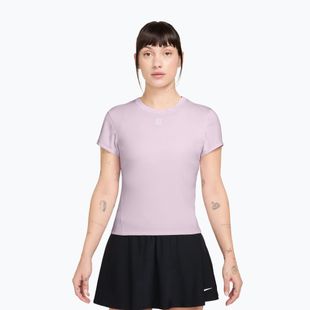 Maglietta da tennis da donna Nike Court Dri-Fit Advantage bleached lilac/white