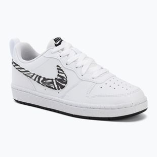 Scarpe Nike Court Borough Low bianche/neri