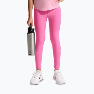 Leggings per bambini Nike One playful pink/white
