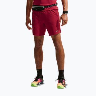 Pantaloncini da corsa da uomo Nike Stride Dri-Fit Brief-Lined 7" tough red