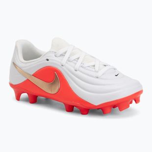 Scarpe da calcio bambino Nike Jr. Tiempo Maestro Academy white/bright crimson/blur