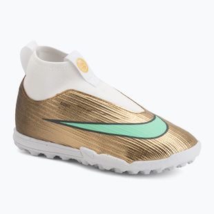 Scarpe da calcio bambino Nike Jr. Mercurial Superfly 11 Academy "Kylian Mbappé" metallic gold/green glow