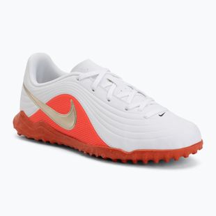 Scarpe da calcio bambino Nike Jr. Tiempo Maestro Club White/Bright Crimson/Blur