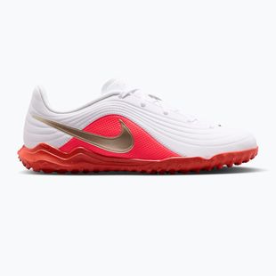 Scarpe da calcio bambino Nike Jr. Tiempo Maestro Club White/Bright Crimson/Blur