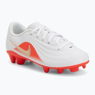 Scarpe da calcio bambino Nike Jr. Tiempo Maestro Club White/Bright Crimson/Blur