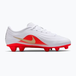 Scarpe da calcio bambino Nike Jr. Tiempo Maestro Club White/Bright Crimson/Blur