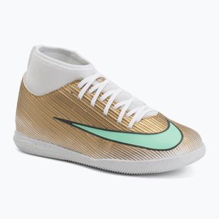 Scarpe da calcio bambino Nike Jr. Mercurial Superfly 11 Club "Kylian Mbappé" metallic gold/green glow