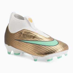 Scarpe da calcio bambino Nike Jr. Mercurial Superfly 11 Academy "Kylian Mbappé" metallic gold/green glow