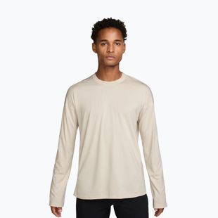 Longsleeve da uomo Nike 24.7 ImpossiblySoft Light light orewood brown/sail/light iron ore