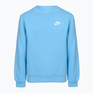 Felpa bambini Nike Sportswear Club Fleece football blue/white
