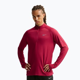 Felpa da corsa uomo Nike Stride 1/4 Zip Dri-Fit tough red
