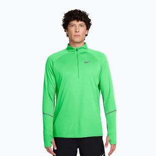Felpa da corsa uomo Nike Miler Dri-Fit UV 1/2 Zip illusion green