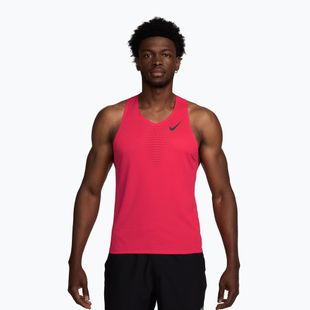 Maglia da corsa da uomo Nike AeroSwift fusion red/black