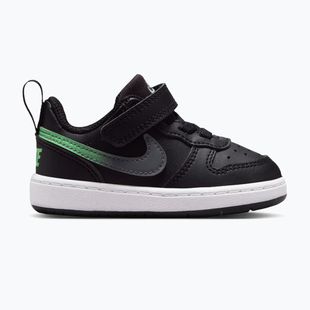 Scarpe per bambini Nike Court Borough Low black/smoke grey/white/illusion green